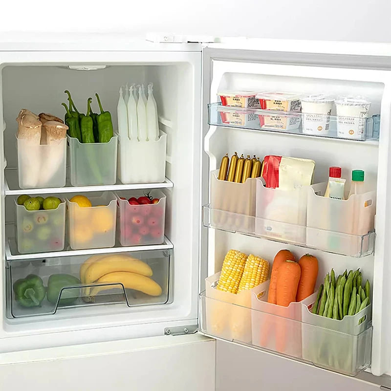 Organização e Frescor: Caixas de Armazenamento Para Refrigerador, Conservação Ideal Para Seus Alimentos.