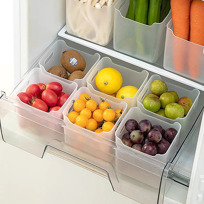 Organização e Frescor: Caixas de Armazenamento Para Refrigerador, Conservação Ideal Para Seus Alimentos.