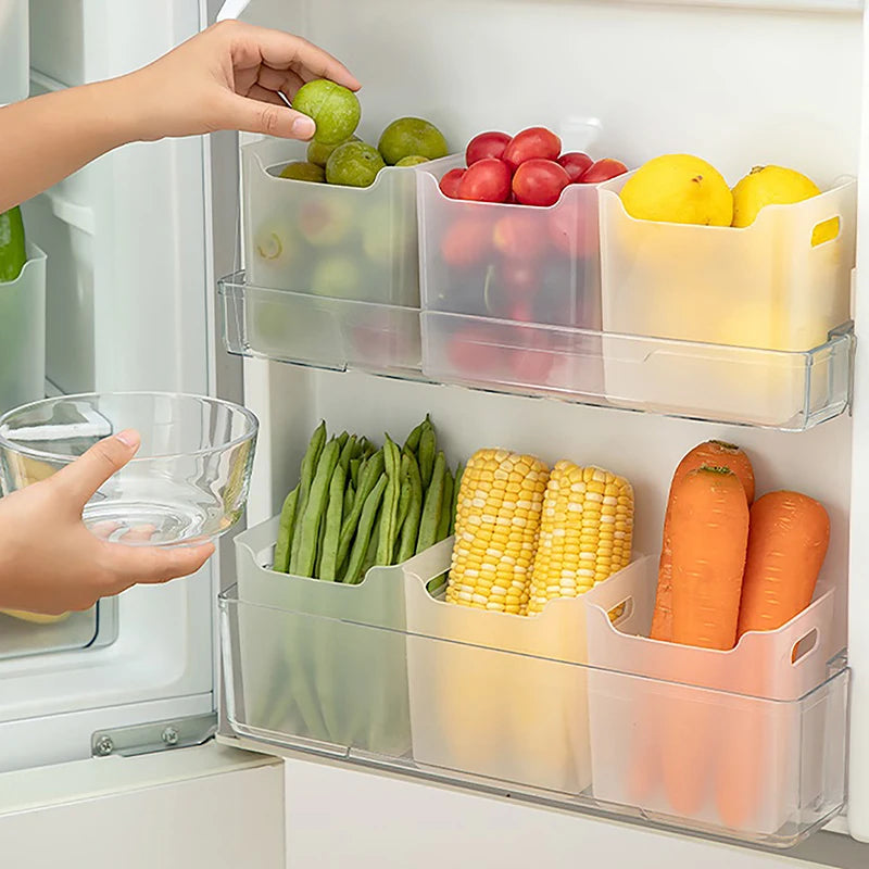 Organização e Frescor: Caixas de Armazenamento Para Refrigerador, Conservação Ideal Para Seus Alimentos.