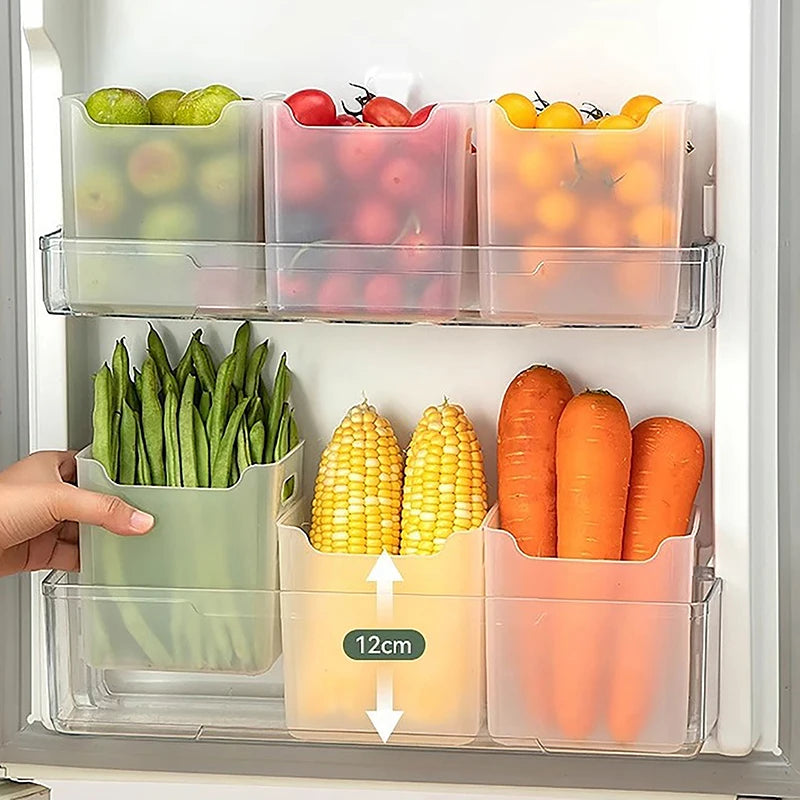 Organização e Frescor: Caixas de Armazenamento Para Refrigerador, Conservação Ideal Para Seus Alimentos.