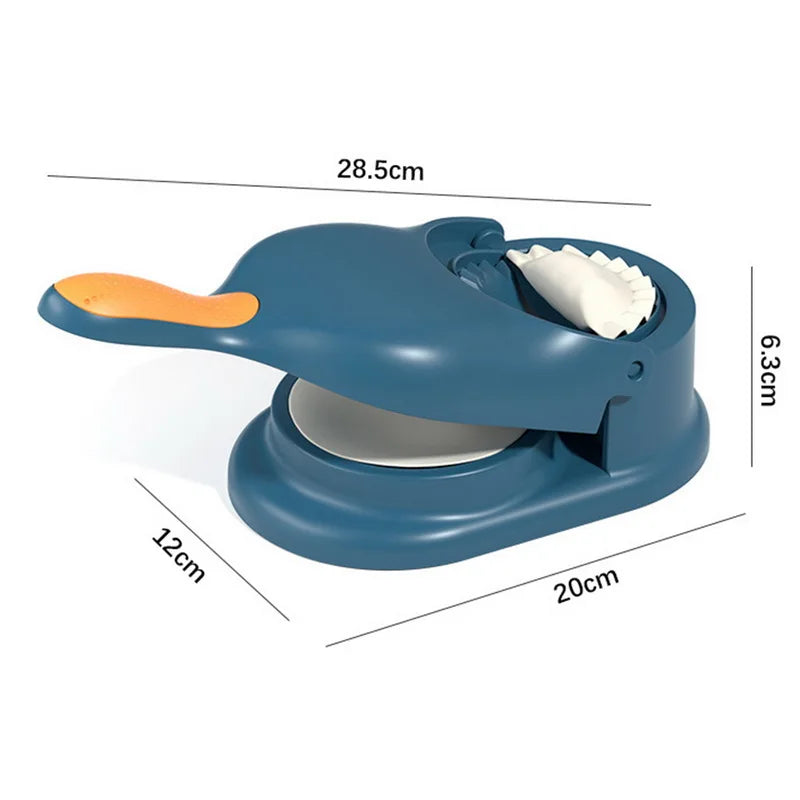 Modelador de Massa Manual 2 em 1: Praticidade para Ravioli, Empanadas, Pasteis e Mais.