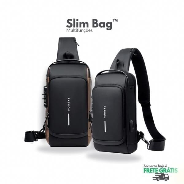 Mochila Slim Bag: A Escolha Perfeita com Sistema Anti-Furto e Carregamento USB.