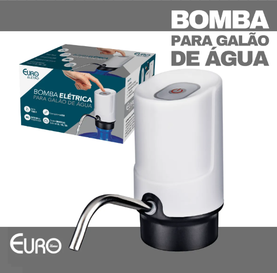 Praticidade e Conforto: Bomba Elétrica de Água Para Galão - Simples e Eficiente.