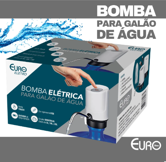 Praticidade e Conforto: Bomba Elétrica de Água Para Galão - Simples e Eficiente.